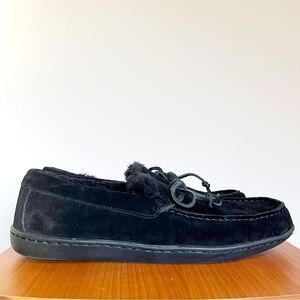 Vionic Black Adler Supportive Loafer Slippers House Shoes Men's Shoe Size 11